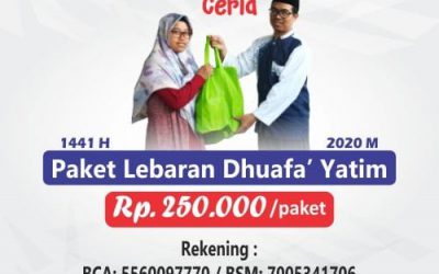 Paket Lebaran Dhuafa’-Yatim