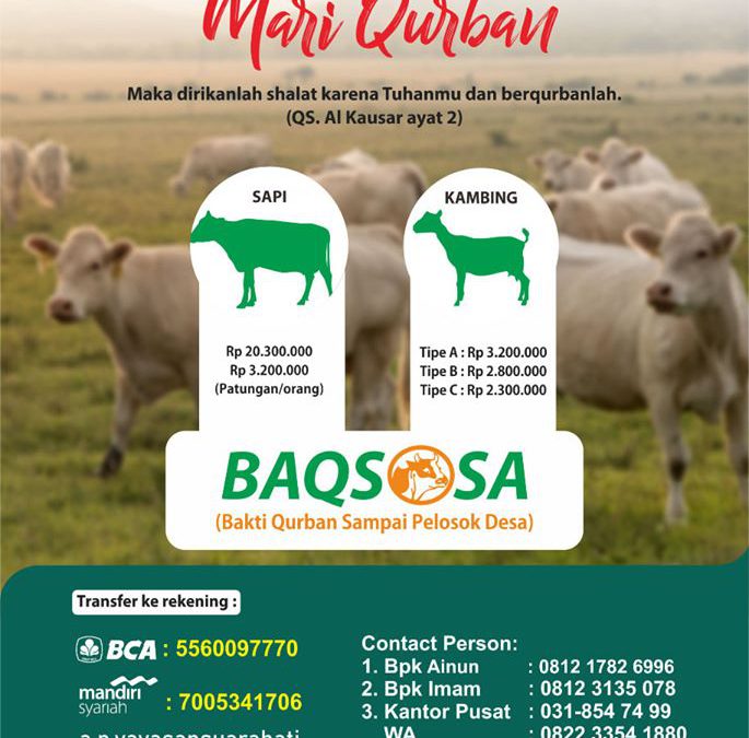 Bakti Qurban Sampai Pelosok Desa (BAQSOSA)