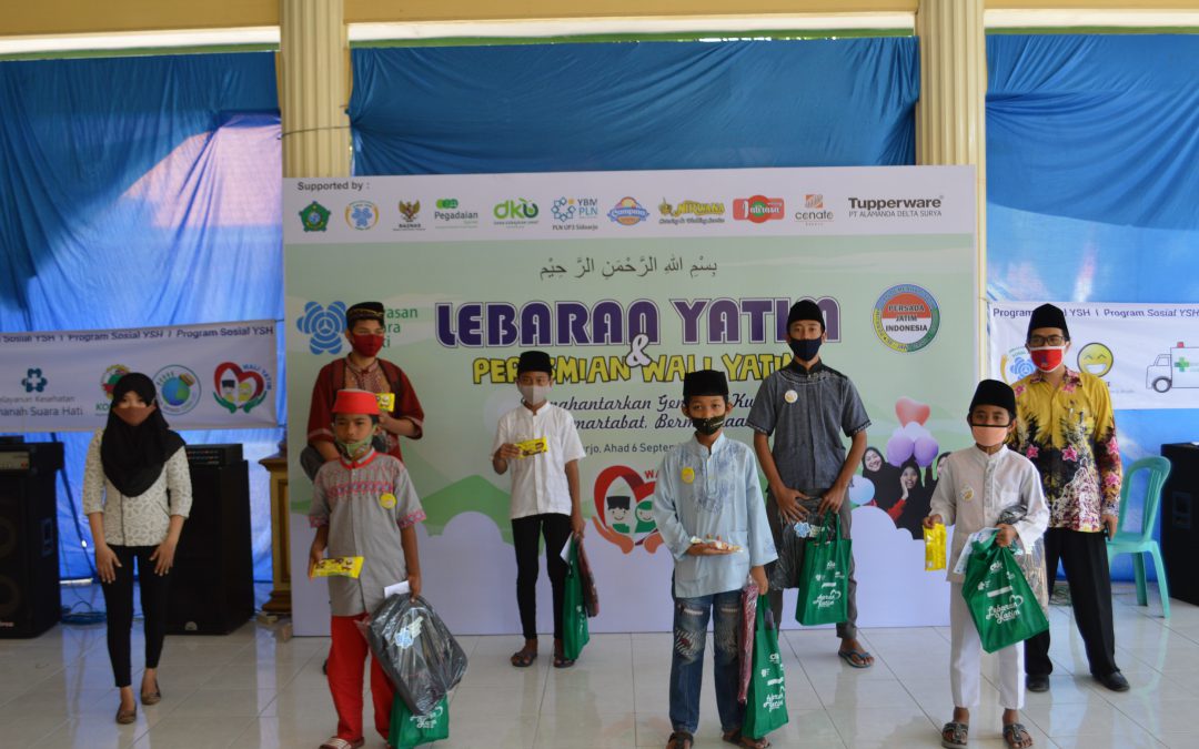 Yayasan Suara Hati Gelar Lebaran Yatim & Peresmian Wali Yatim