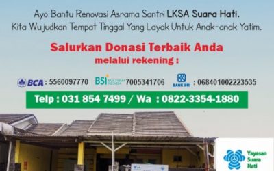RENOVASI PANTI ASUHAN SUARA HATI