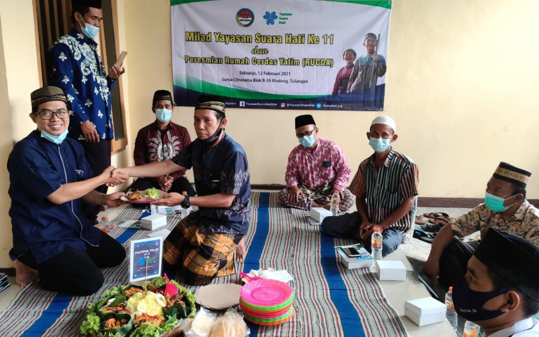MILAD KE-11 YAYASAN SUARA HATI, USTAD ROFIQ RESMIKAN RUMAH CERDAS YATIM (RUCDA)