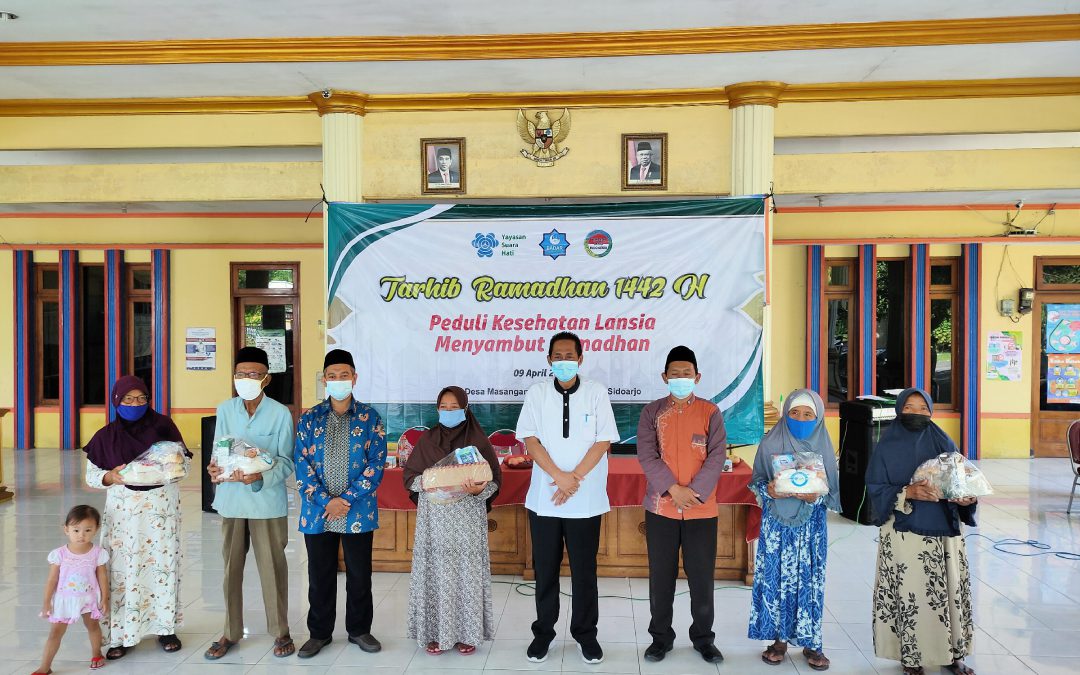 SAMBUT RAMADHAN, YAYASAN SUARA HATI BERBAGI NUTRISI  UNTUK LANSIA DHUAFA