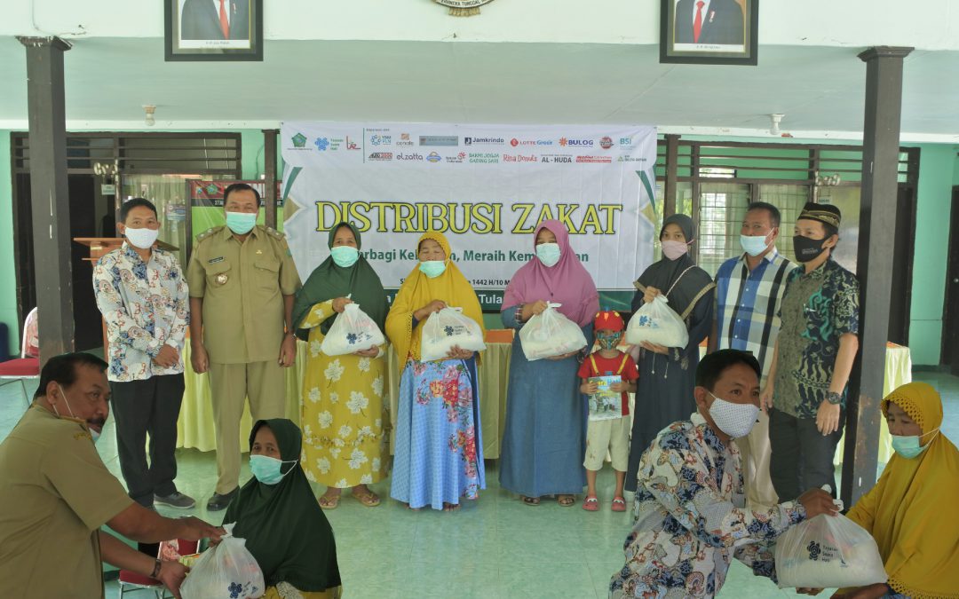 Distribusi Zakat Yayasan Suara Hati di Desa Modong Tulangan