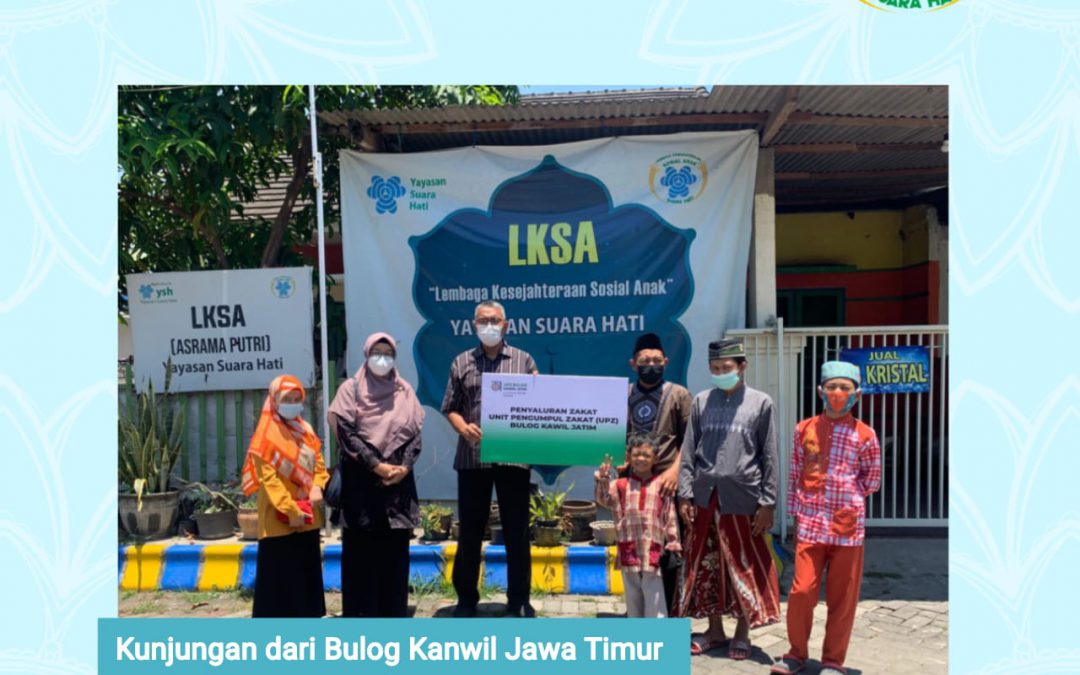 KUNJUNGAN DAN DONASI DARI BULOG KANWIL JATIM YANG PENUH KESAN