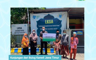 KUNJUNGAN DAN DONASI DARI BULOG KANWIL JATIM YANG PENUH KESAN