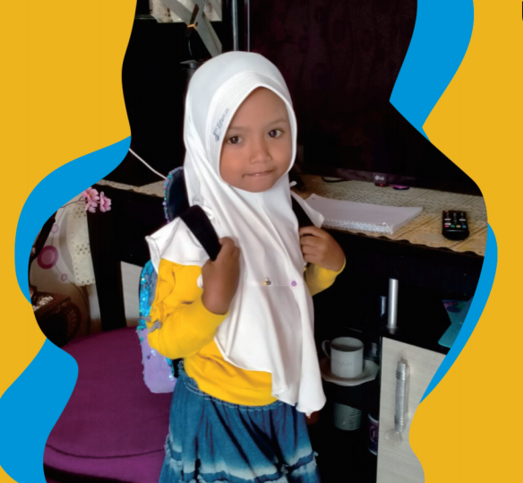 YATIM SEJAK KECIL, RARA INGIN MENJADI GURU UNTUK MEMBAGI ILMU