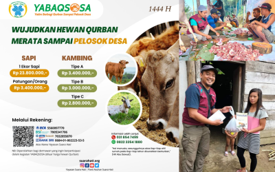 Mari Berqurban melalui Program YABAQSOSA (Yatim Berbagi Qurban Sampai Pelosok Desa)