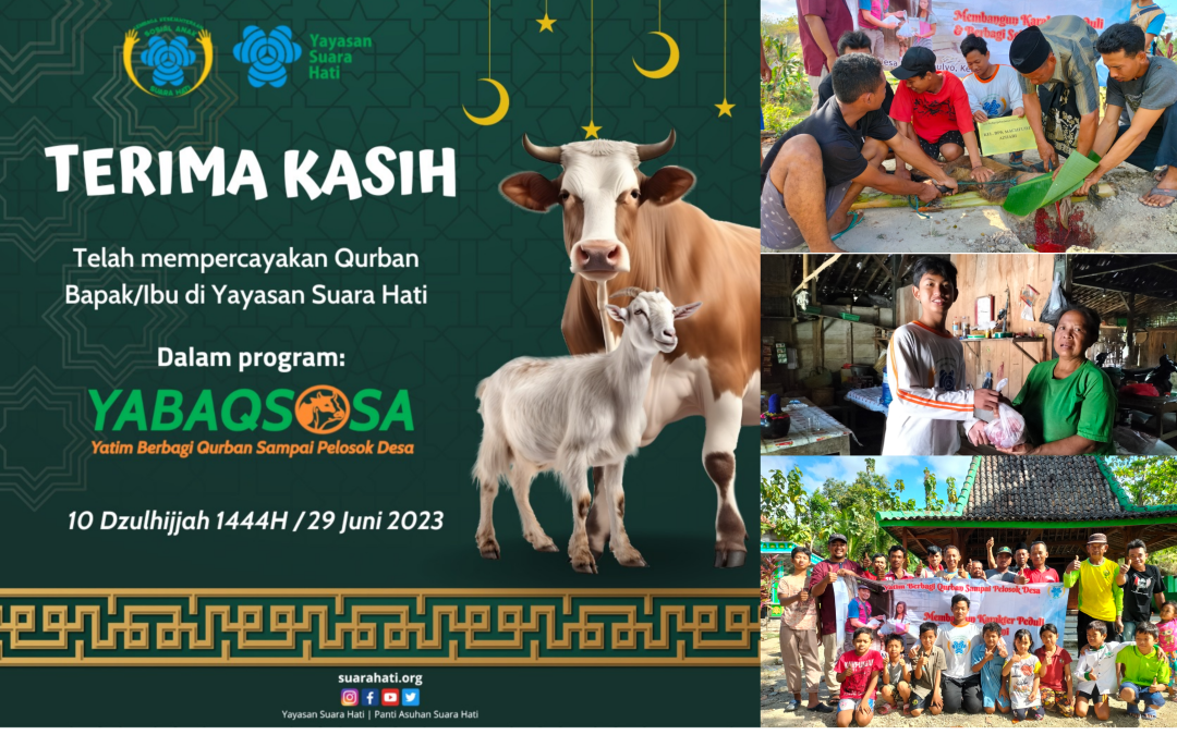 YABAQSOSA (Yatim Berbagi Qurban Sampai Pelosok Desa) 1444 H/ 2023 M